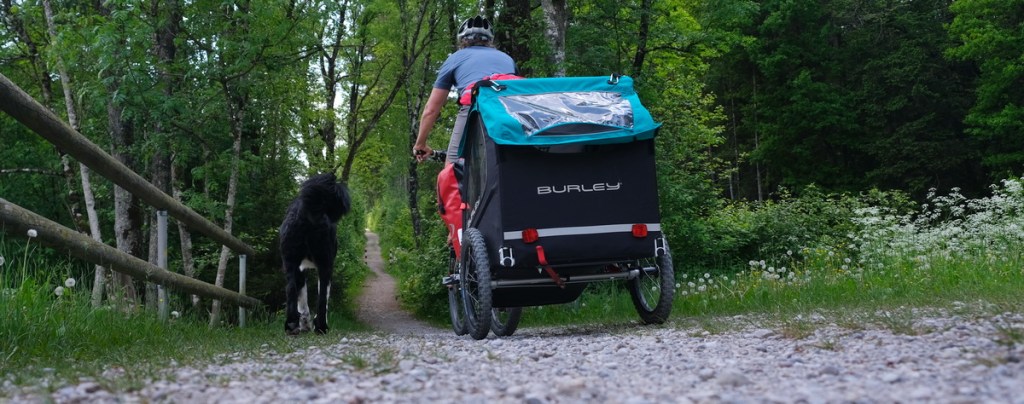 Fahrradtour mit Hund und Zelt